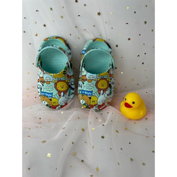 SANDAL KODOK ANAK-ANAK MOTIF FANTASY 963A SANDAL BAIM ANAK ANAK MOTIF