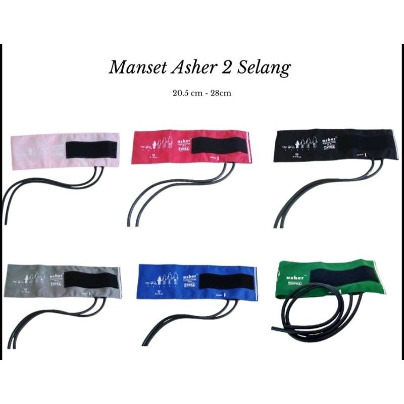 MANSET TENSIMETER MANUAL SELANG 2 INFANT, ANAK &amp;  DEWASA