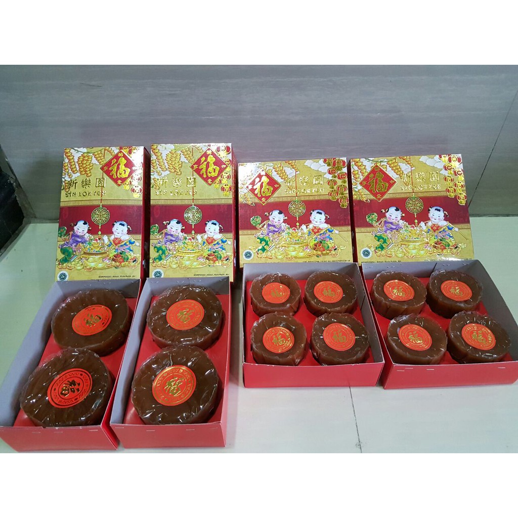 

KUE KERANJANG (Nian Gao/Dodol Cina) merk Sin Lok Yen