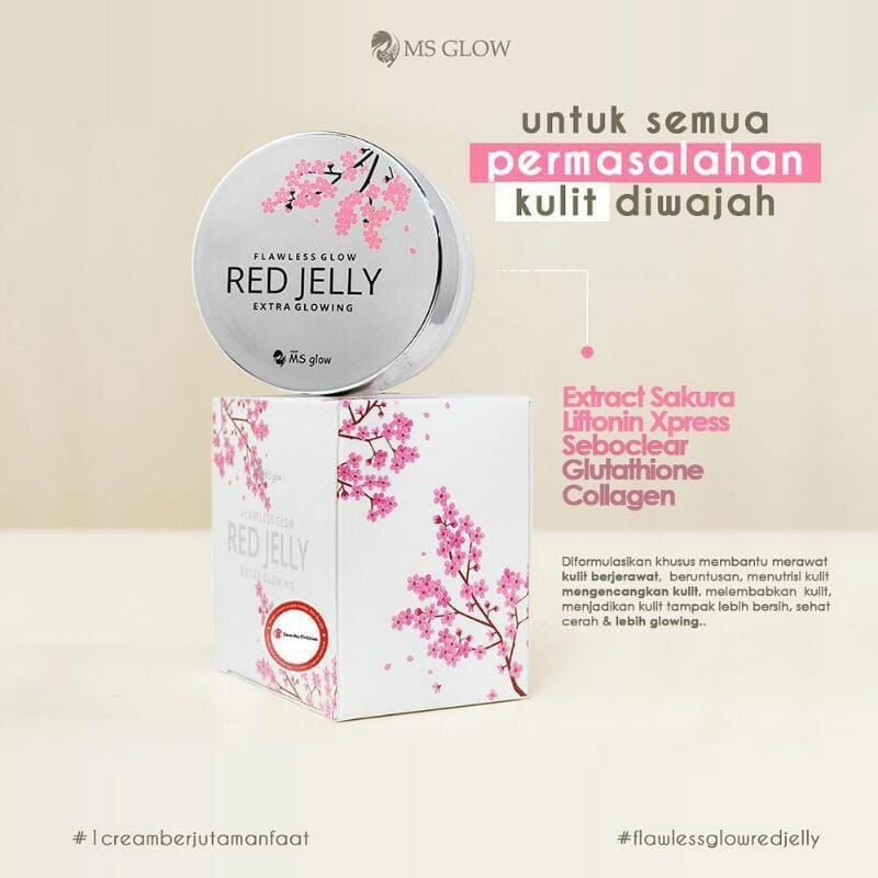 RED JELLY MS GLOW / FLAWLESS GLOW RED JELLY