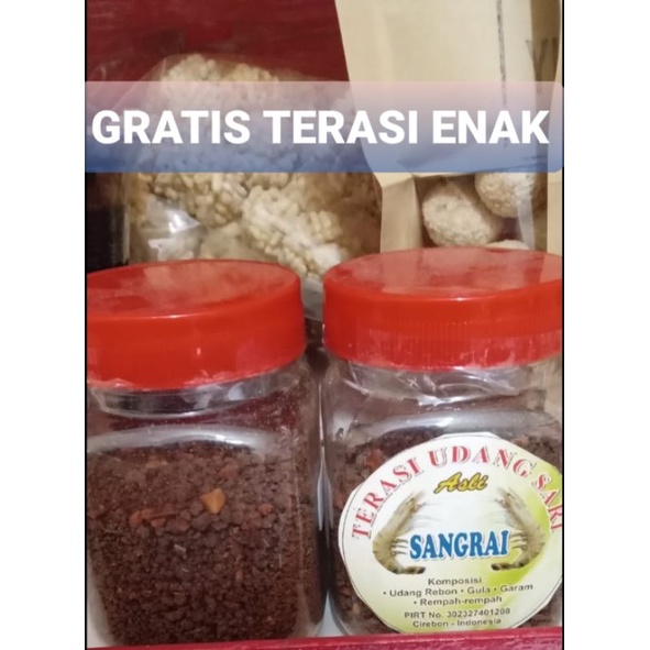 

TERASI UDANG SANGRAI MATANG SIAP ASLI KHAS CIREBON ENAK