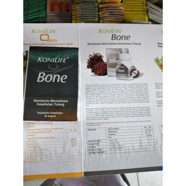 obat keropos tulang, vitamin Tulang Patah, tulang retak  Konilife BONE