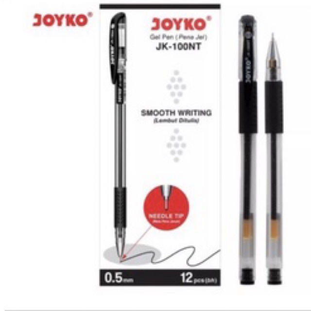 

( 6 pcs ) JOYKO JK 100 NT / Pulpen gell joyko