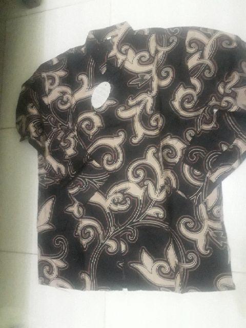 Batik Pria Kemeja Batik Pria Lengan Panjang Size M L Xl Xxl Terlaris