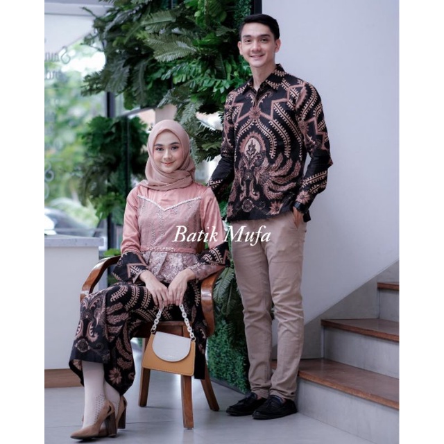 kebaya batik bestseller couple aleena (FREE HIJAB) couple kondangan kebaya lamaran kebaya wisuda