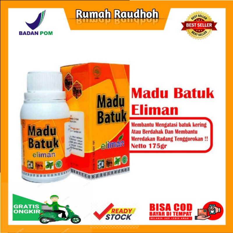 Jual Madu Batuk Eliman Original Bpom Gram Mengatasi Batuk Flu Radang Tenggorokan Dll