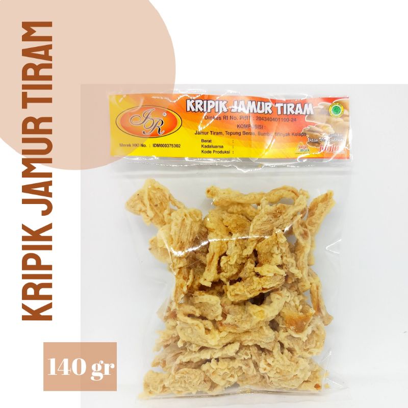 

Kripik Keripik Jamur Tiram Original 140 gram Intan Rahmadhani Snack IR Jogja