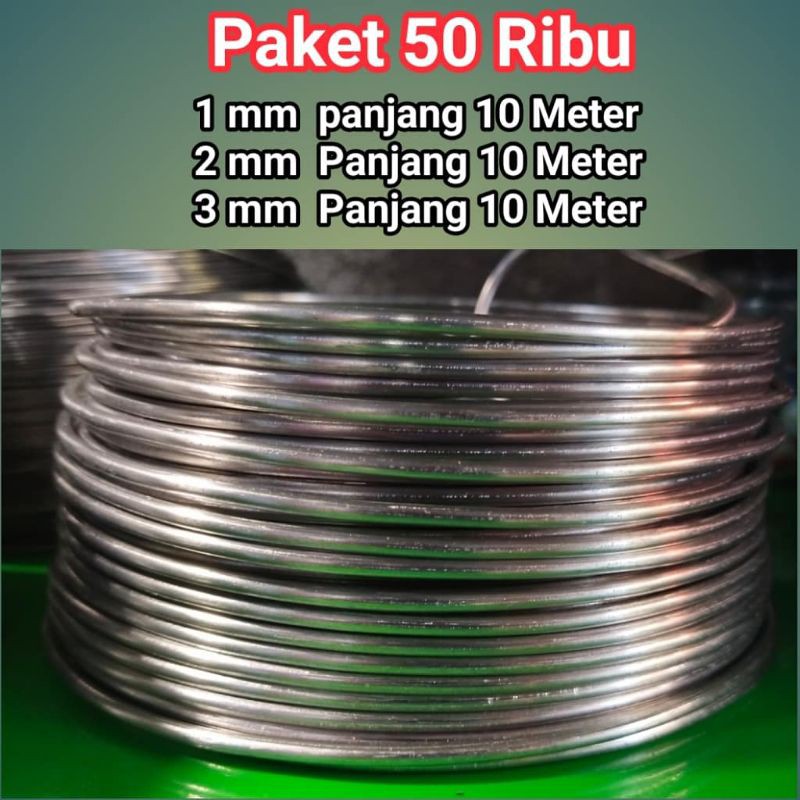 kawat bonsai eceran 50 rb