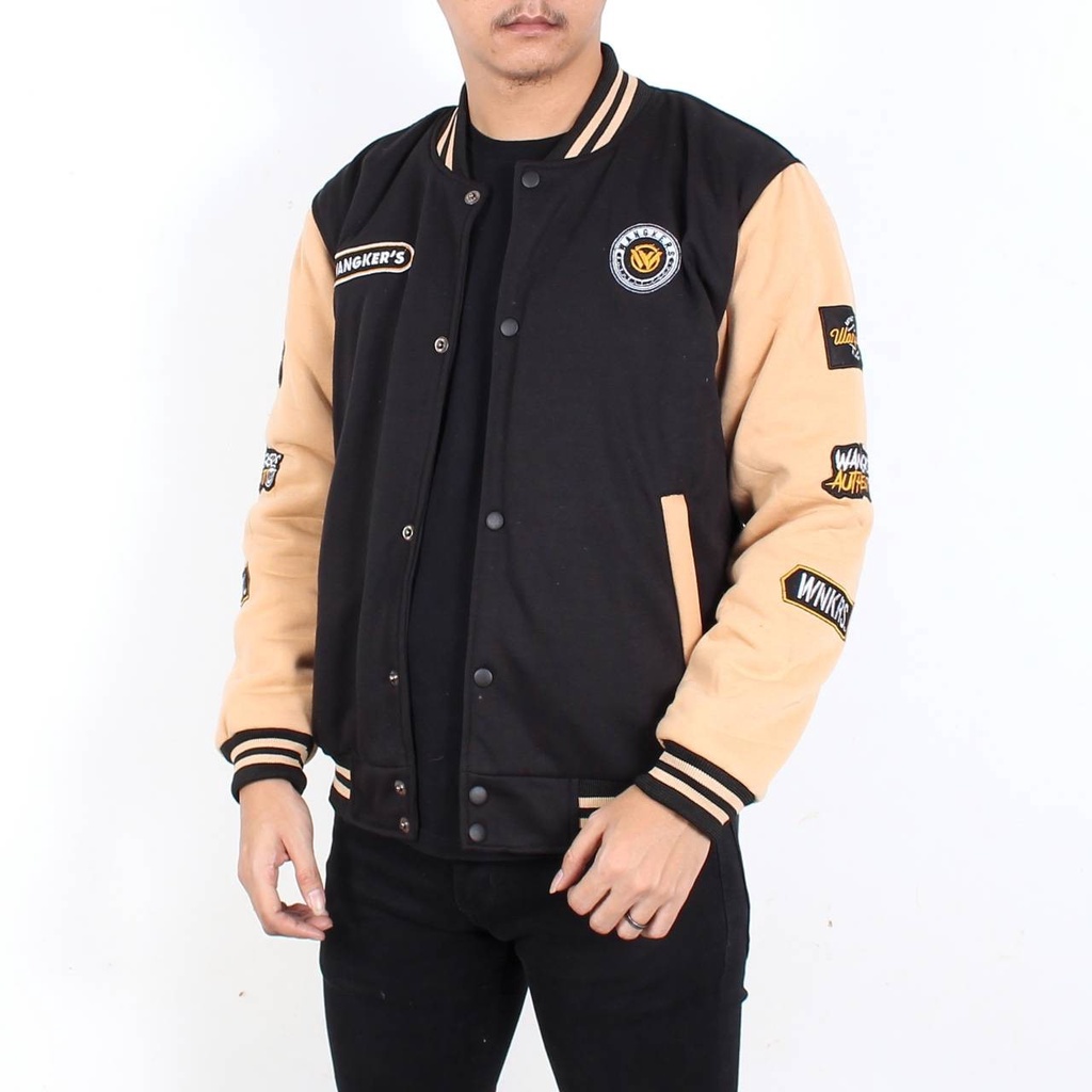 JD- VARSITY JACKET PRIA PREMIUM / JAKET VARSITY PRIA TEBAL / JAKET BOMBER BASEBALL  DISTRO  PRIA DAN WANITA TERBARU ORIGINAL WANGKERS