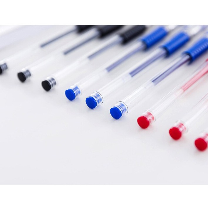 Pulpen Tinta Gel/Boxy 0.5 mm Warna Hitam Merah Biru - Pena bolpoin bolpen pen murah promosi