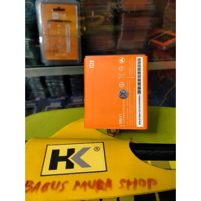 Baterai XiaoMi Redmi 1S BM41 Original Batre, Batrai, Battery, 1 S, BM 41, Xiao Mi