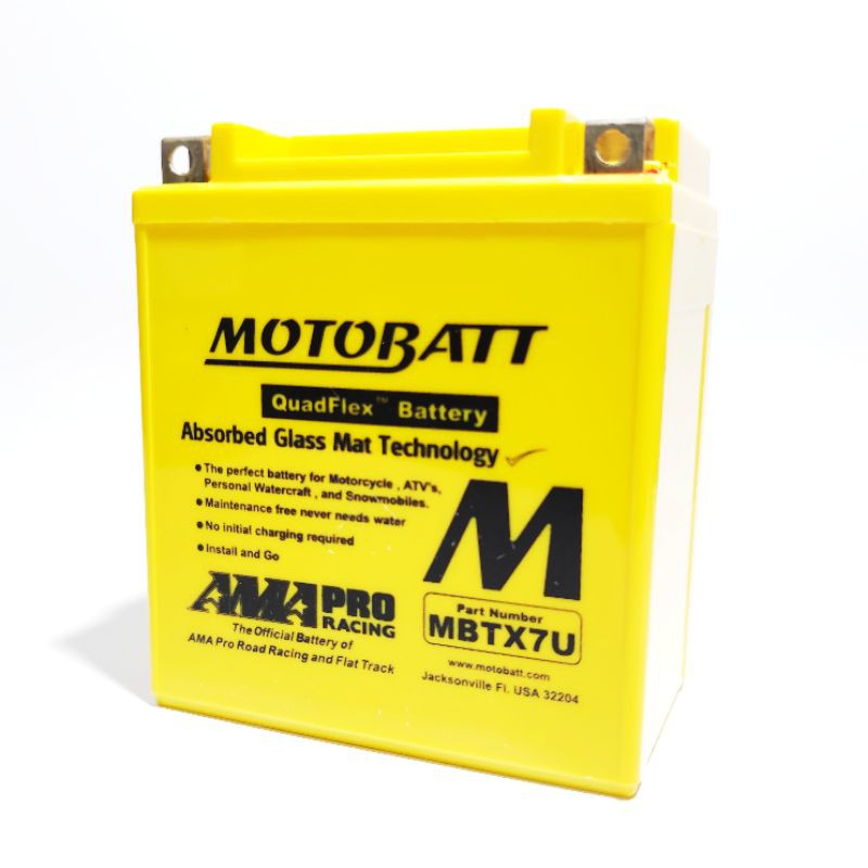 AKI KERING MOTOBATT MBTX7U 12V-8Ah CBR 250 - VESPA LX150 R25 MT250 KLX 250