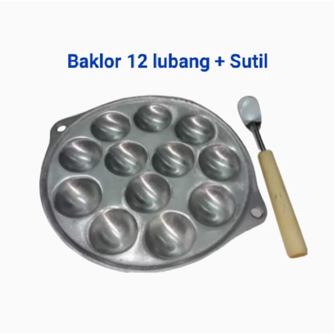 Cetakan Kue cubit / Baklor + 1pcs Sutil