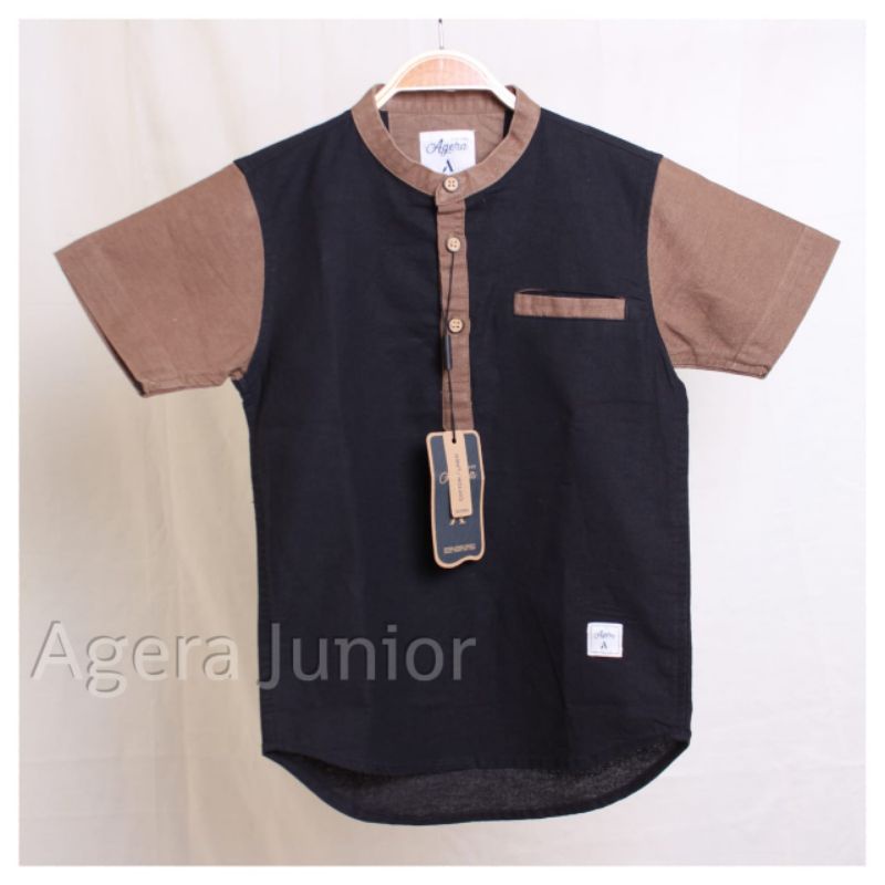 BAJU KEMEJA KOKO KEMKO ANAK LENGAN PENDEK KOMBINASI by AGERA JUNIOR 2