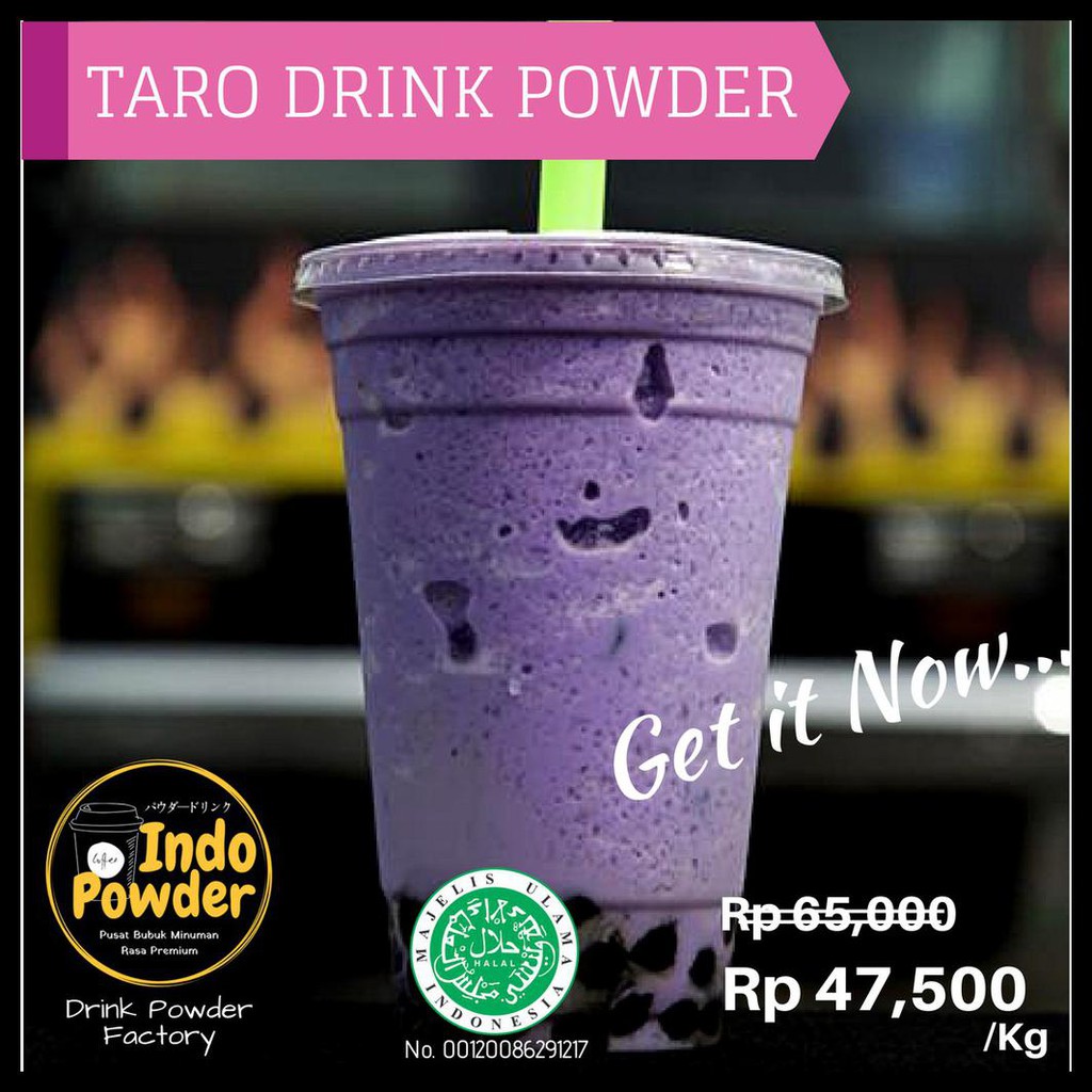 

THE BEST SELLER BUBUK MINUMAN TARO 1 KG / TARO POWDER / MINUMAN TARO