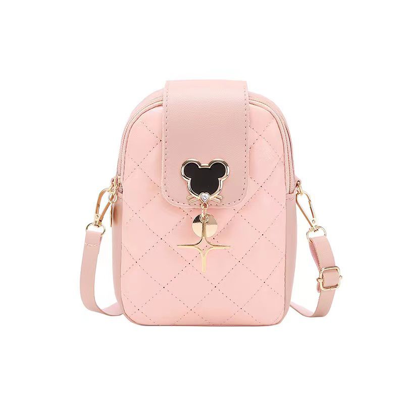 TASBLUE Tas Messenger Wanita  Tas Bahu  Tas Kasual Fashion Wanita  Tas Tangan Wanita T618 Tas Ponsel Ransel Anak Perempuan