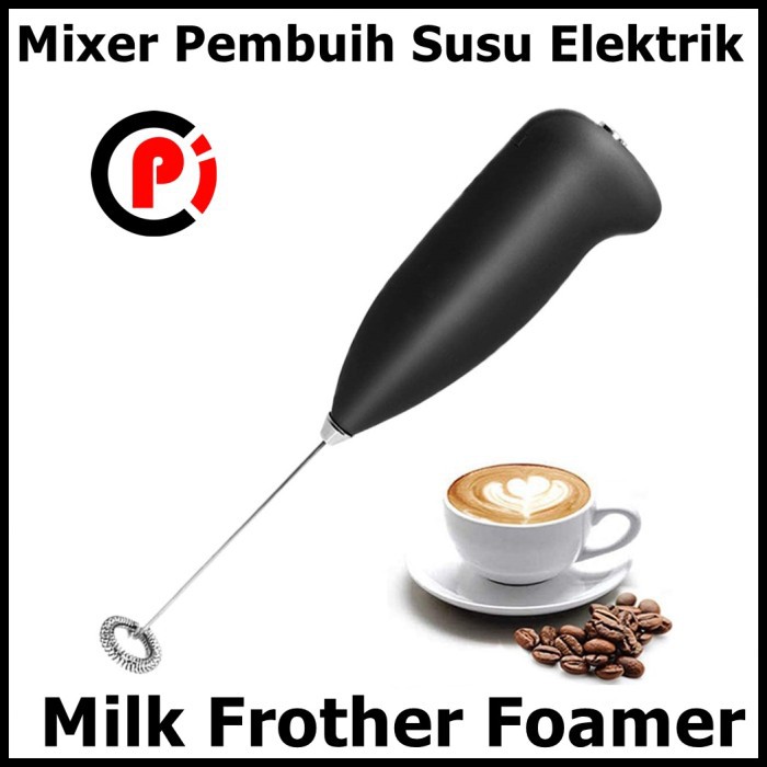 Mixer Pembuih Kopi Susu Elektrik Handle Stirrer Milk Frother Foamer