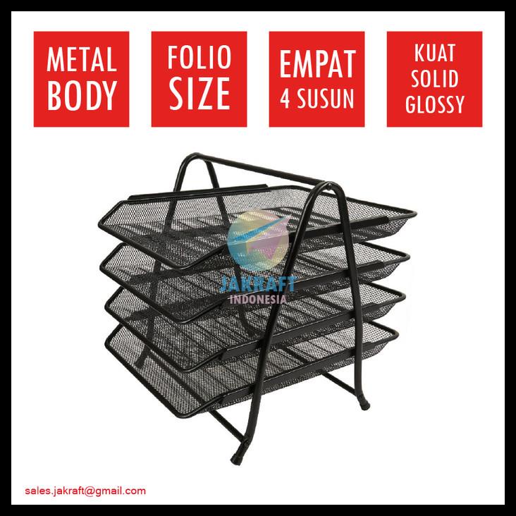 

BEST SELLER !!! LETTER DOCUMENT TRAY BESI 4 EMPAT SUSUN TINGKAT TIER JOYKO DT-31 RAKIT TERLARIS