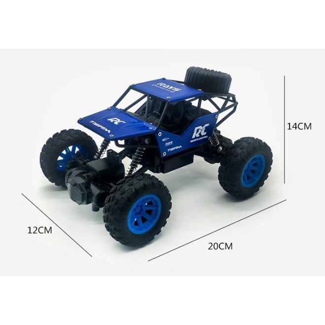 Mobil Remote Control Remot Kontrol Offroad Body Metal 1:18 Rock Crawle