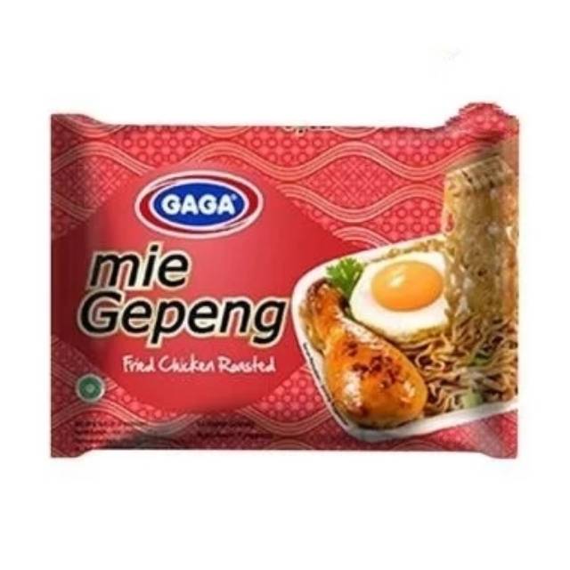 Gaga mie gepeng goreng rasa ayam panggang 67 gram