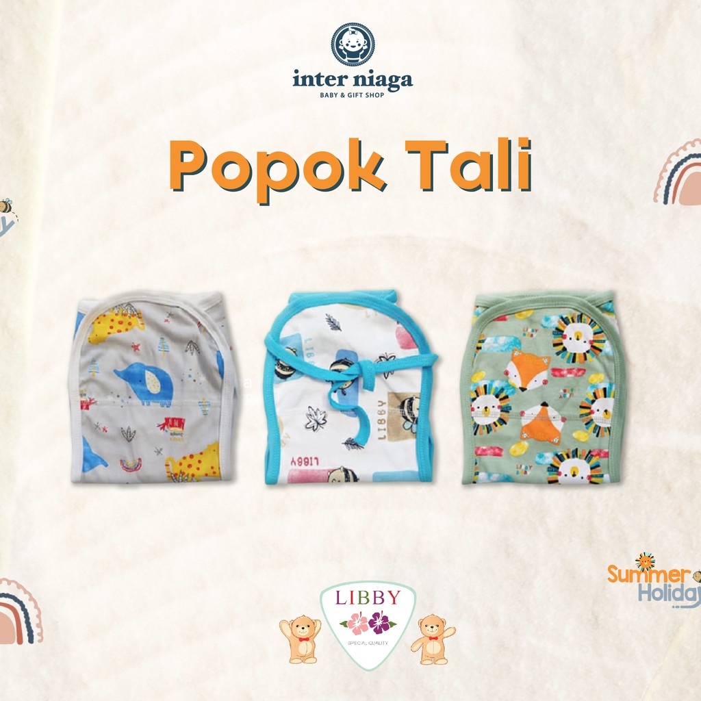 Popok Bayi Tali Kain Libby Summer Holiday isi 3pcs