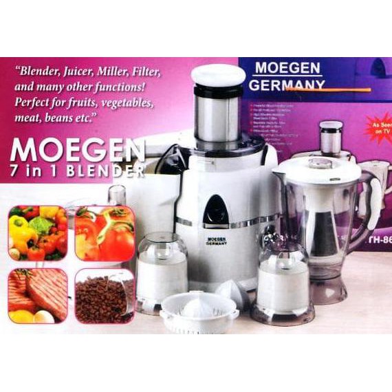 JUICER MOEGEN GERMANY BLENDER 7 IN 1 AS ON TV KITCHEN COOK MIXER JUICE