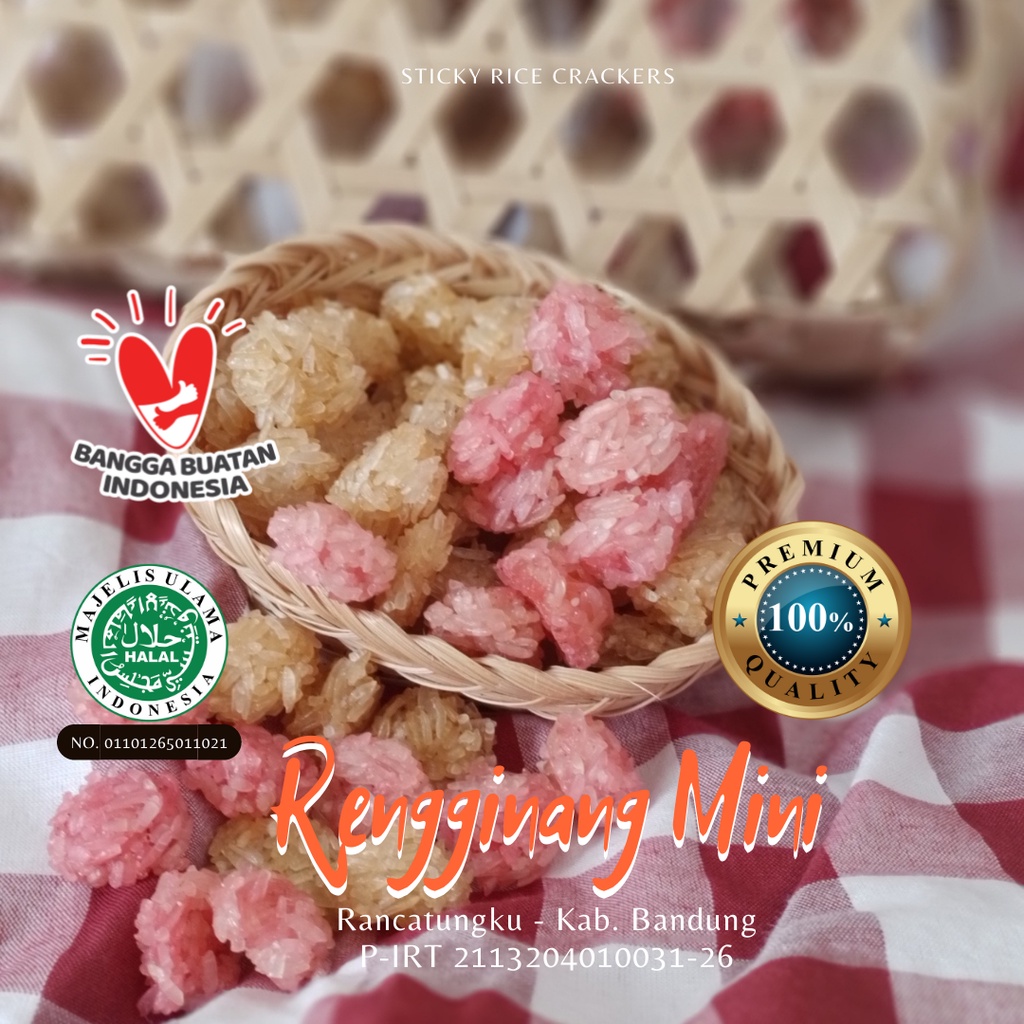 

Rengginang Mini Mentah Campur Terasi Gula Aren 1 kg - snack