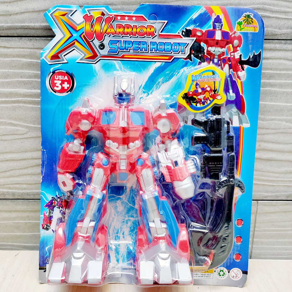 Warrior Super Robot Mainan Robot Tempur Transformers