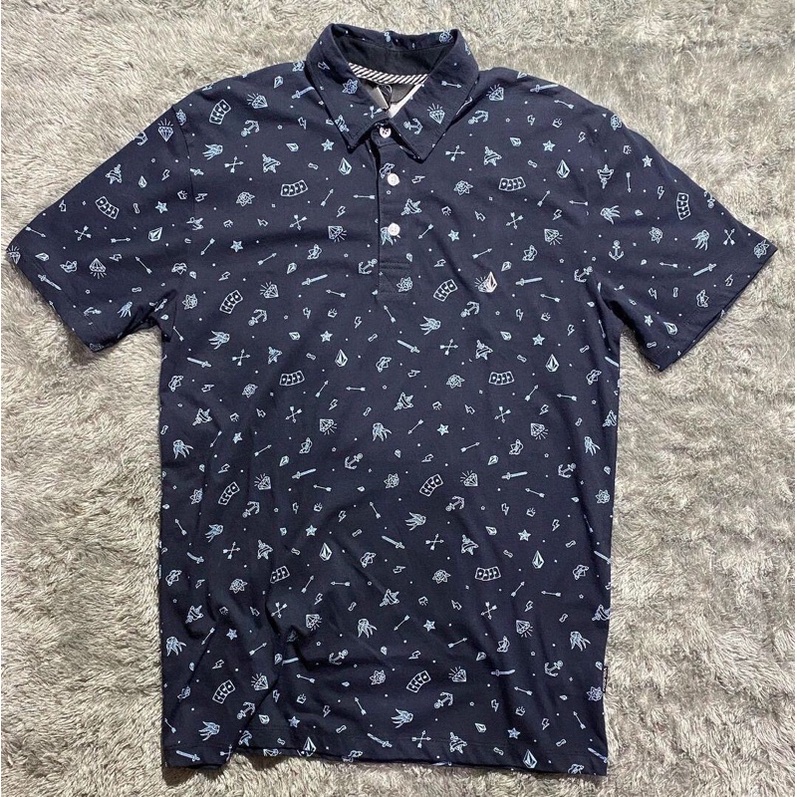 baju polo volcom original z166