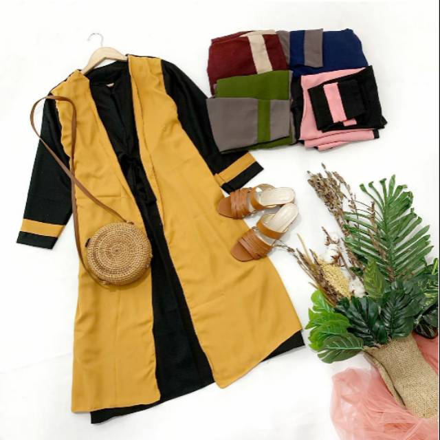 Baju Muslim Wanita || Kellin Tunik || Ells Store Jogja