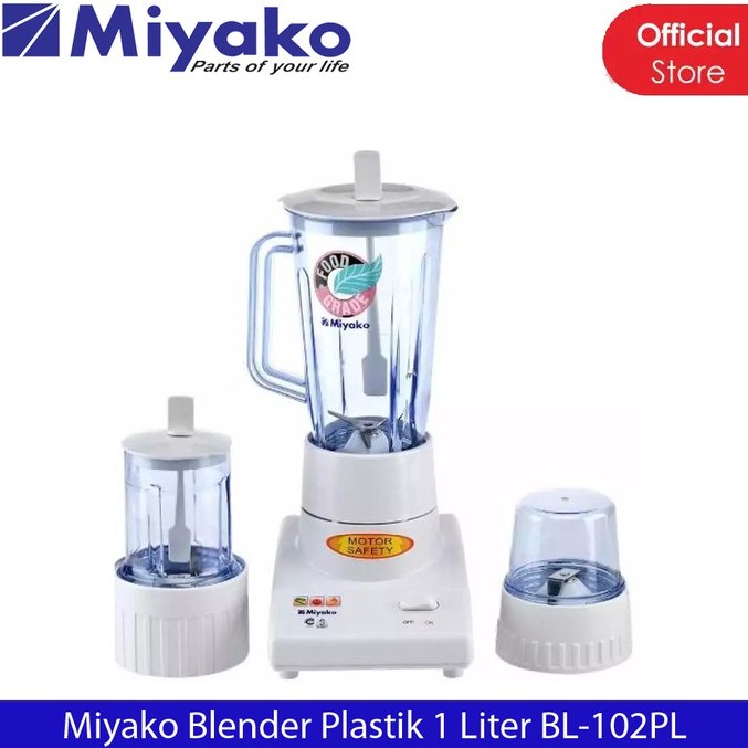 Miyako Blender Plastik 3 in 1 - BL102PL