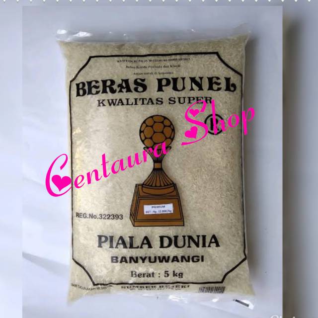 

Beras Punel Cap Piala Dunia 5000gr