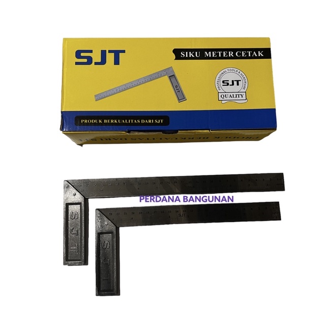 SIKU METER SJT / SIKU TUKANG / PENGGARIS SIKU L BESI