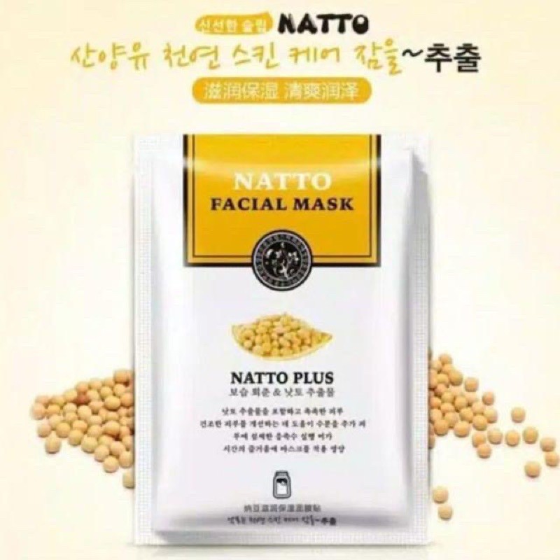 MASKER ROREC NATTO GOAT MILK facial mask masker wajah FACE SHEET MASK susu sapi