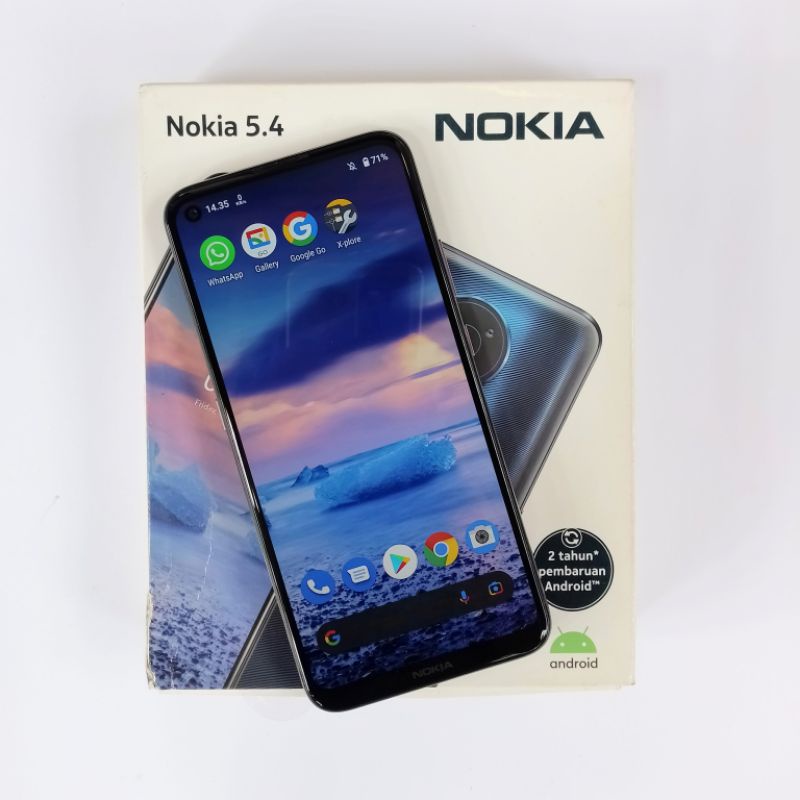 Nokia 5.4 RAM 6/64GB Normal Bekas Fullset