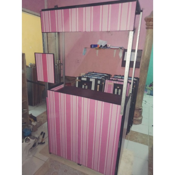 Gerobak Jualan - Booth Portable - Gerobak Dagang - Meja Jualan - Meja Dagang - Meja Lipat - Dari Kay