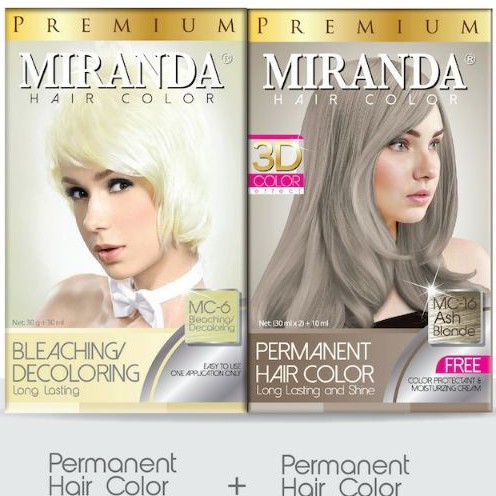 MIRANDA HAIR COLOR BLEACHING&amp; ASH BLONDE.