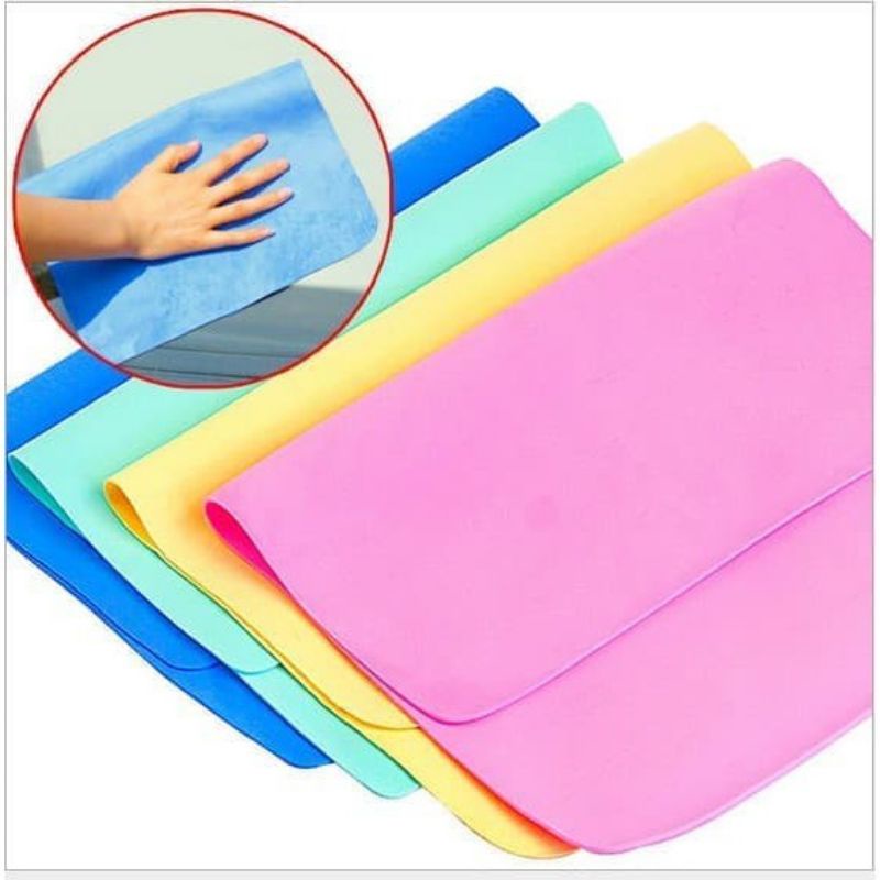 Lap Kanebo MAGIC TOWEL 20x30 cm Lembaran Microfiber Kain Serbaguna Dapur Mobil Motor