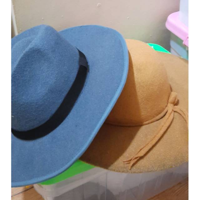 Preloved Fedora dan Floppy Hat fab.id (Bundling)