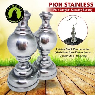 Gantungan Lipat Logo Oriq Jaya Stainless Anti Slip Sangkar Kandang