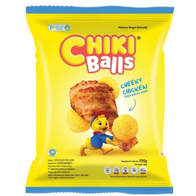 

Chiki Balls 200gram (Rasa Ayam)