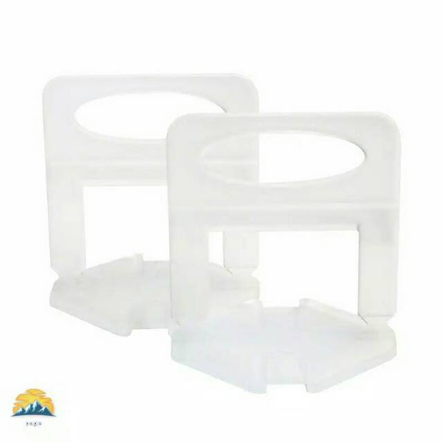 Clip putih 1 mm perata perapi nat keramik granit leveling tile 100pcs