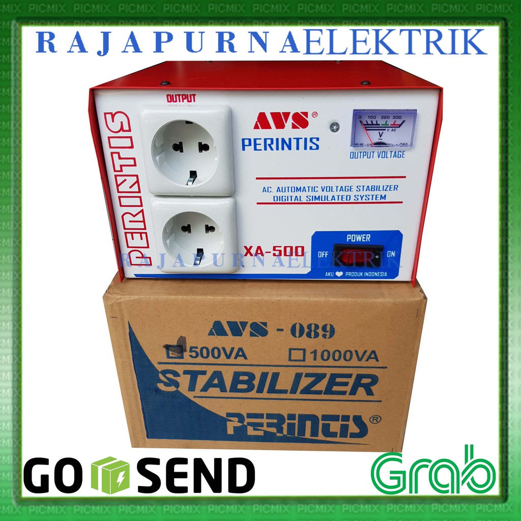 STABILIZER AVS PERINTIS 500VA - 500 VA ORIGINAL