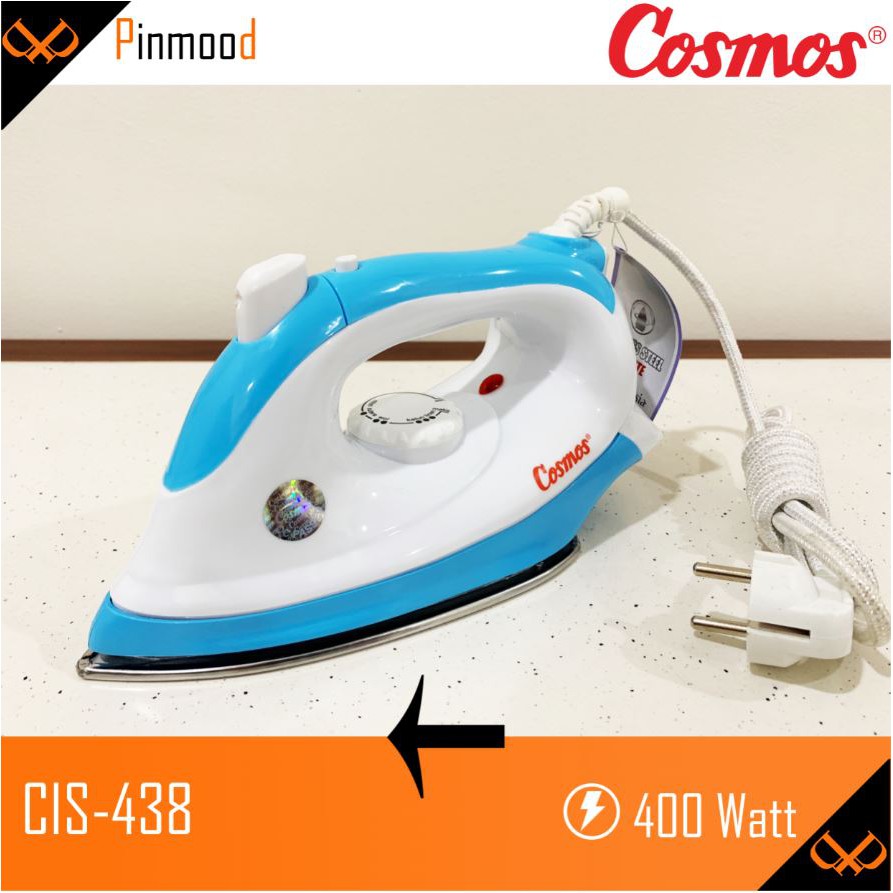 COSMOS SETRIKA LISTRIK CIS-438 DRY IRON GOSOKAN BAJU ANTI LENGKET GARANSI RESMI MURAH