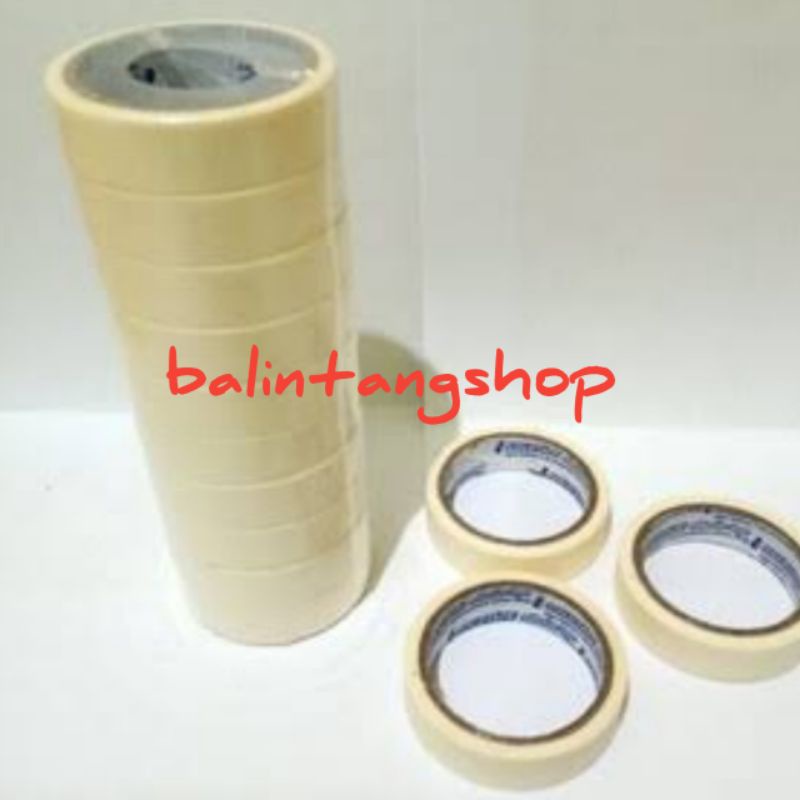 

1 PCS MASKING /ISOLASI KERTAS 3/4 / GOLD TAPE / JUAL SATUAN