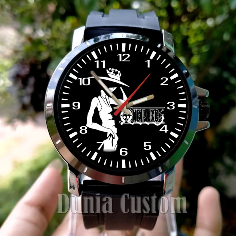 Jam Tangan One Piece - Jam Tangan Pria One Piece Lufy | Jam Tangan Custom