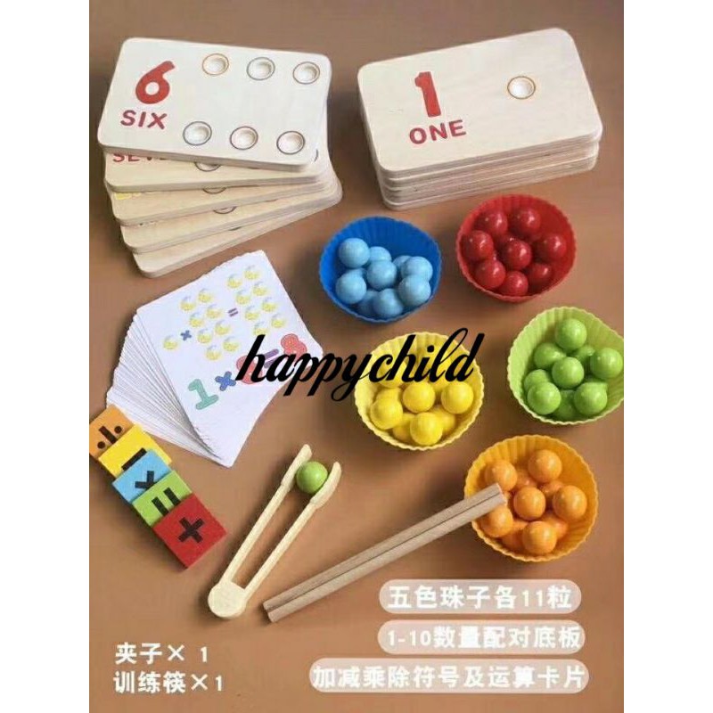 pinch game learning resources counting color sorting calculation/mainan edukasi/happychild