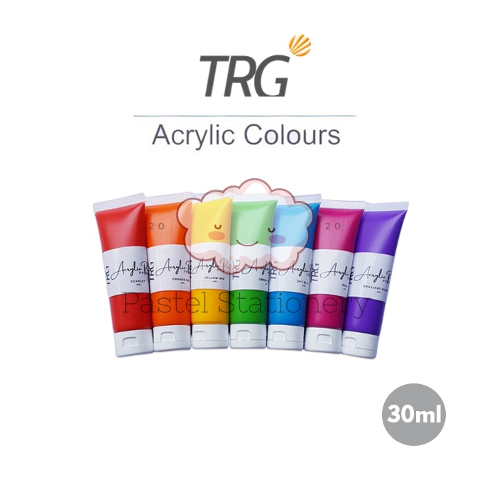 

TRG Acrylic Colour Set 30 ml - Cat Akrilik Kanvas Lukis Canvas Paint Acrylic Color 30ml