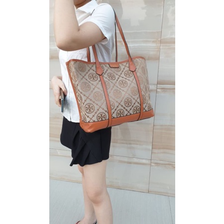 TAS TORY TOTE MONOGRAM KANVAS FREE PAPERBAG