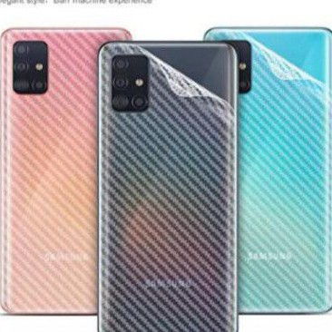 SKIN KARBON BELAKANG SAMSUNG S10 LITE/A81